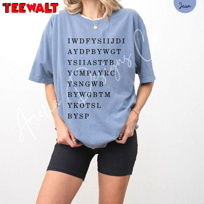 Comfort Swiftie Tortured Poets Shirt, Smallest Man Who Ever Lived Bridge Lyrics Sweater