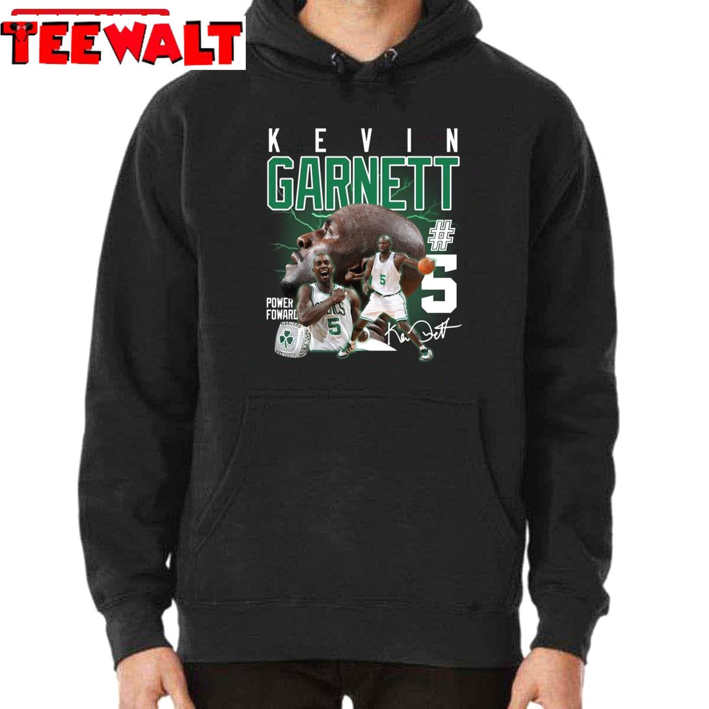 Kevin Garnett The Big Ticket Basketball Legend Signature Vintage 90s Bootleg Unisex T-Shirt