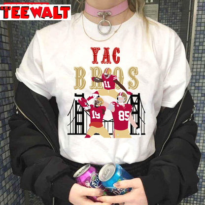 Yac Bros San Francisco 49ers Kittle, Samuel &amp Aiyuk Unisex Sweatshirt