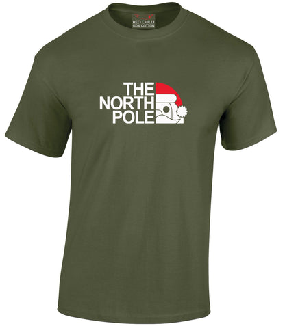 North Pole Christmas T-Shirt, Funny Holiday Gift Design