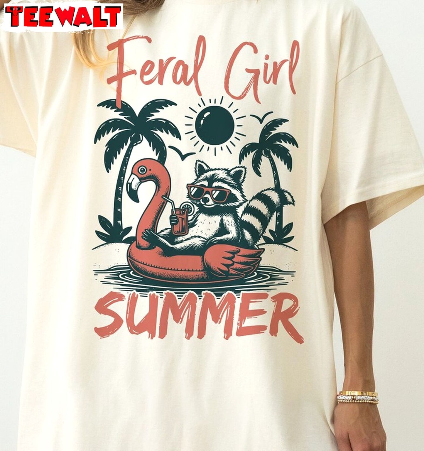 Comfort Feral Girl Summer Shirt, Limited Unisex T Shirt Unisex Hoodie For Fan