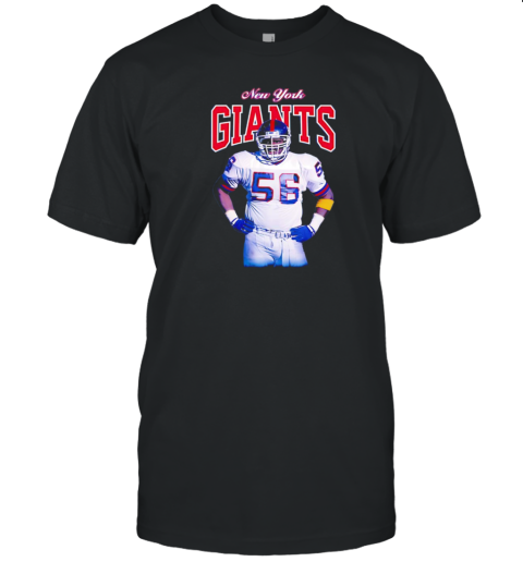 Lawrence Taylor New York Giants Player NFL Football Graphic T-Shirt