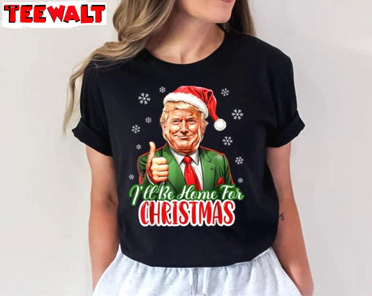 Funny Trump 2024 Santa Claus T Shirt, Christmas Holiday Tee