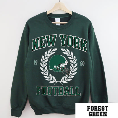 Jet Football Sweatshirt New York Vintage Style Aaron Rodgers Crewneck