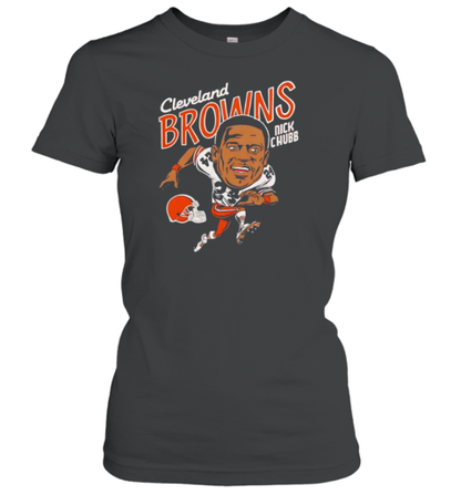 Cleveland Browns Football Nick Chubb Caricature T-Shirt