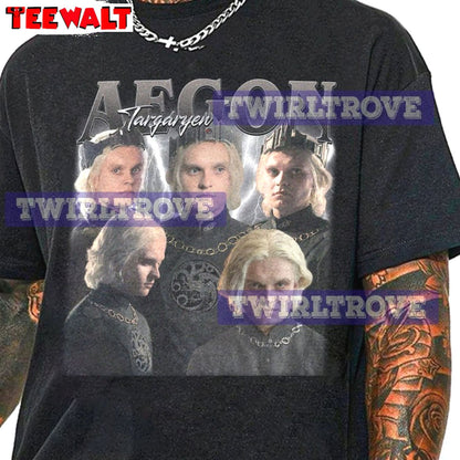 Aegon Targaryen Must Have Shirt, New Rare Crewneck Long Sleeve For Men Women