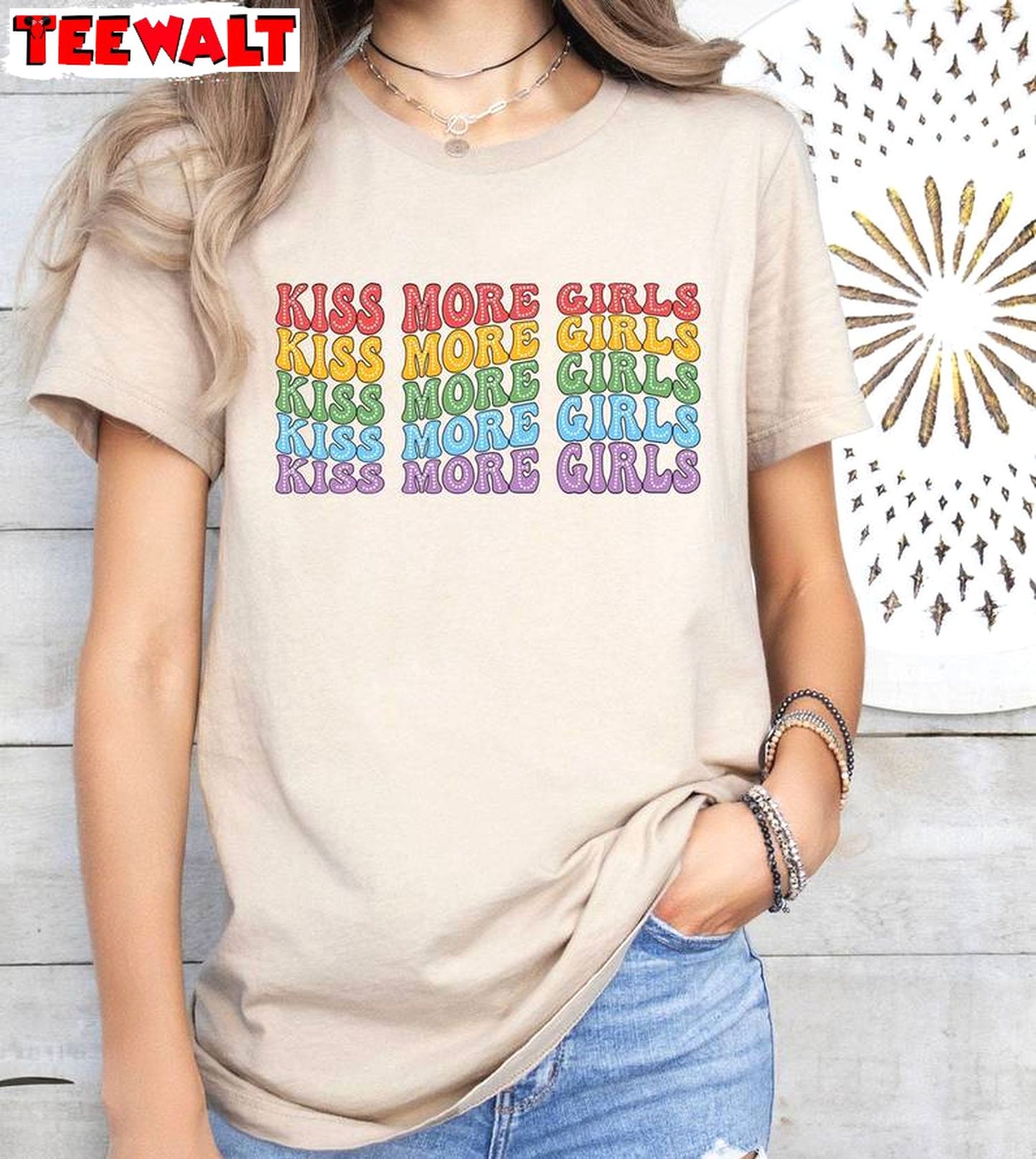 Lgbt Lesbian Unisex Hoodie, Comfort Kiss More Girls Shirt Long Sleeve