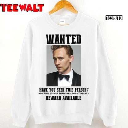 Wanted Tom Hiddleston Have You Seen This Person Funny Marvel Fan Loki Unisex T-Shirt