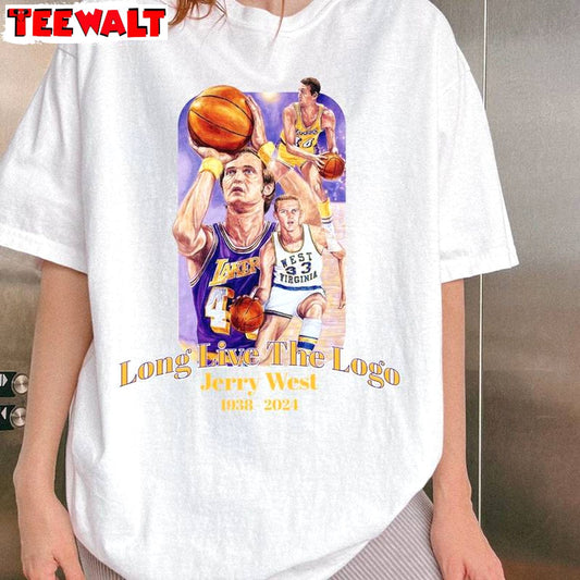 Fantastic 1938 2024 Memorial Long Sleeve , Must Have Jerry West