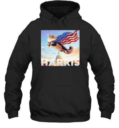 Cat Ladies For Harris 2024 T-Shirt