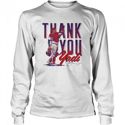 Yadier Molina Thank You Yadi shirts