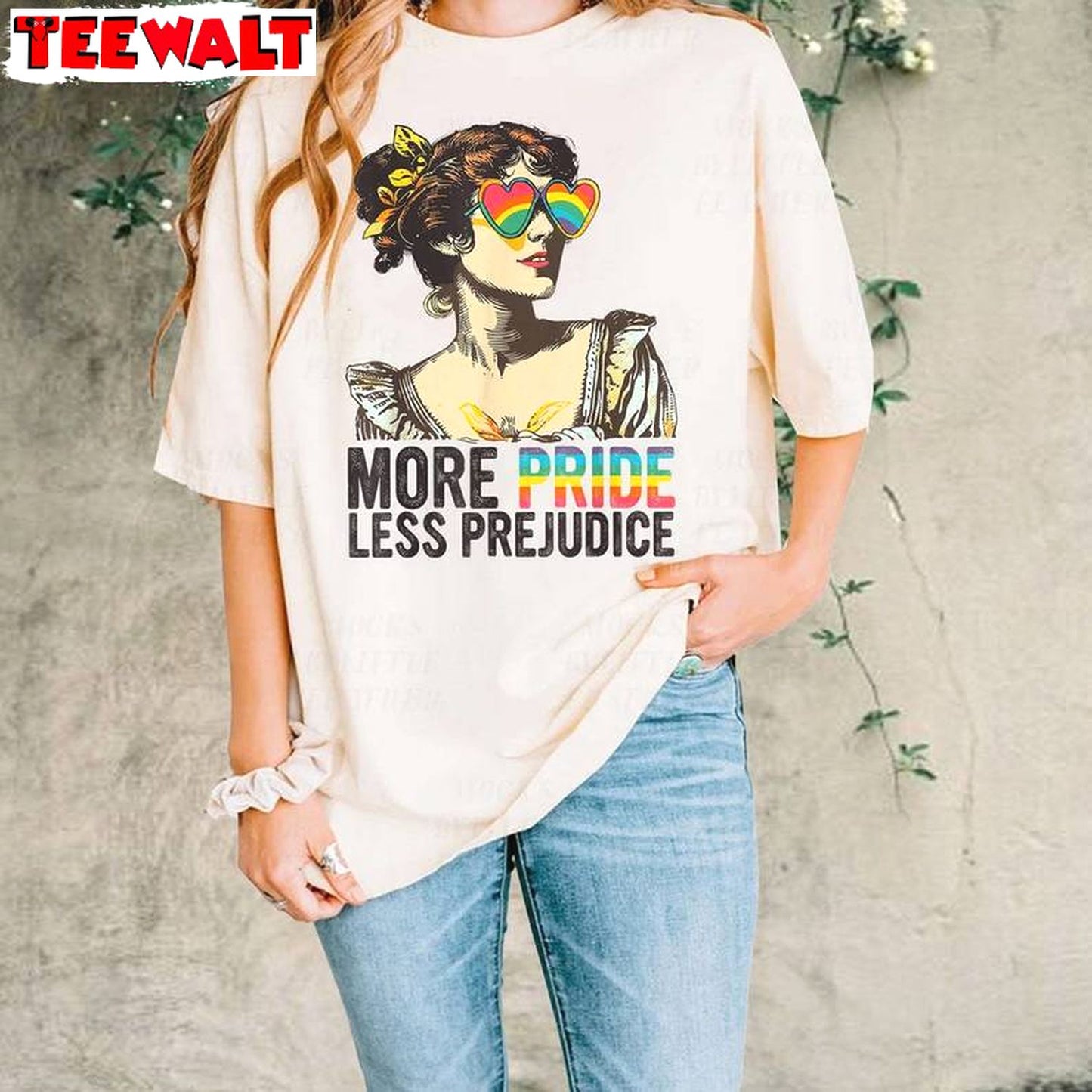 More Pride Less Prejudice New Rare Shirt , Must Have Pride Month T Shirt Unisex Hoodie