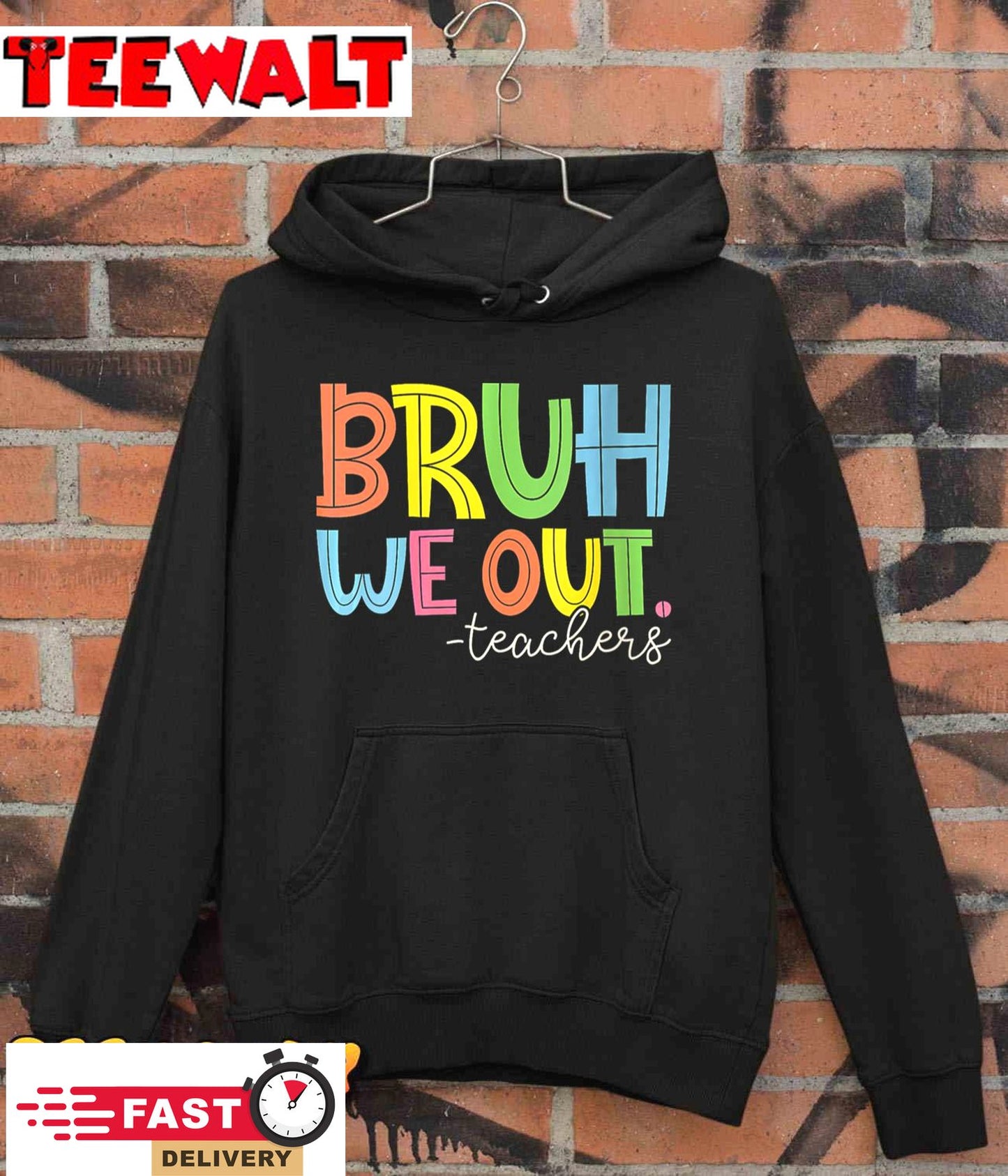 Womens Cute End Of School Year Teacher Summer Bruh We Out Teachers T-Shirt