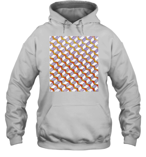 Handmade Uniform Pattern Drawing Geometric T-Shirt