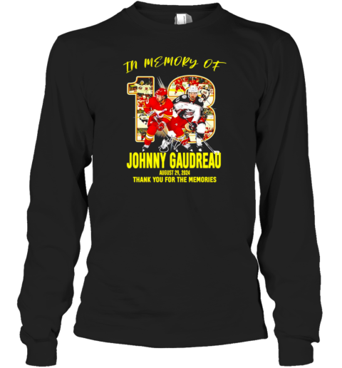 Johnny Gaudreau 13 thank you for the memories T-Shirt