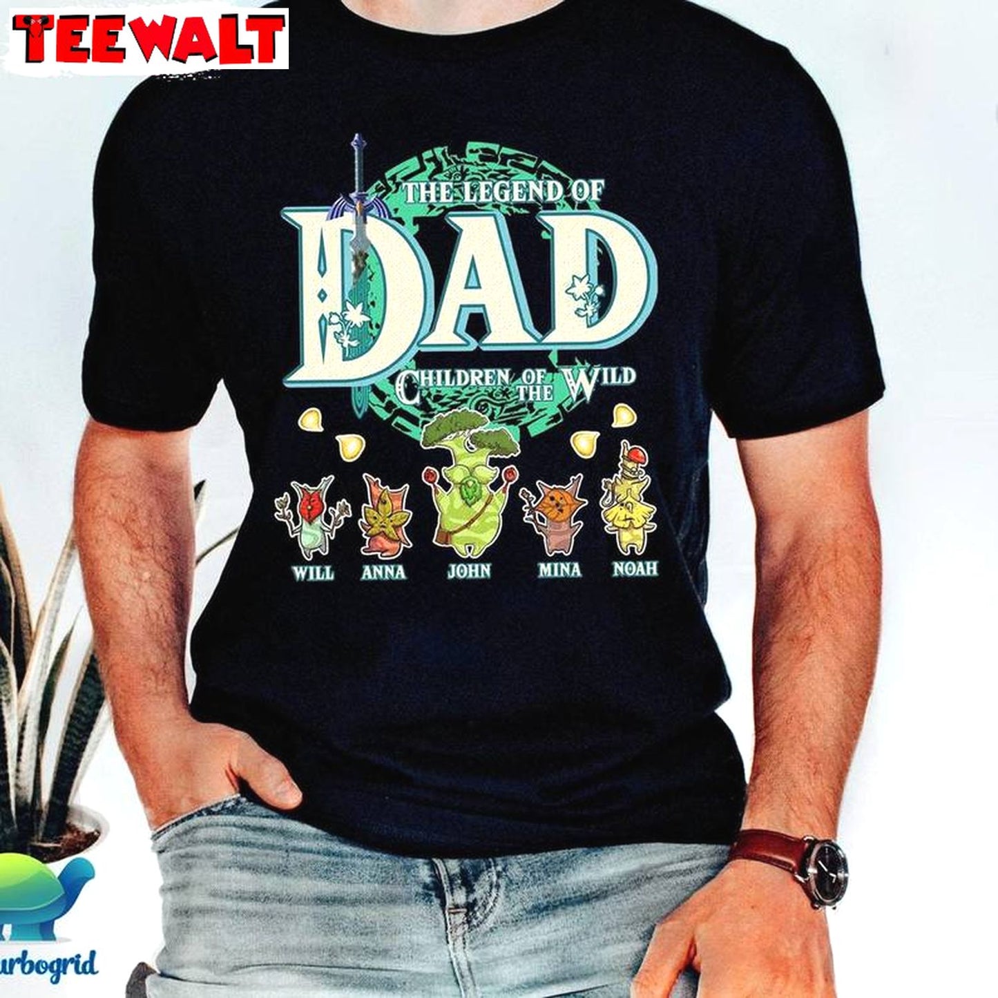 Comfort Breath Of The Wild T Shirt, Trendy The Legend Of Dad Children Of The Wild Shirt Sweater