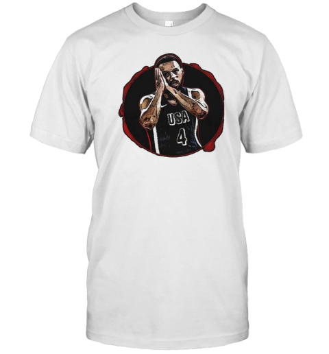 Night Night From Paris Stephen Curry USA Basketball T-Shirt