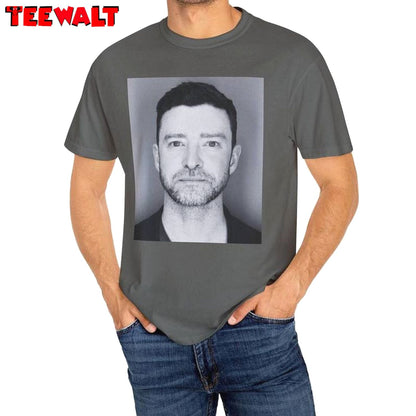 Limited Justin Timberlake Shirt, Comfort Colors Crewneck Long Sleeve Gift For Fan