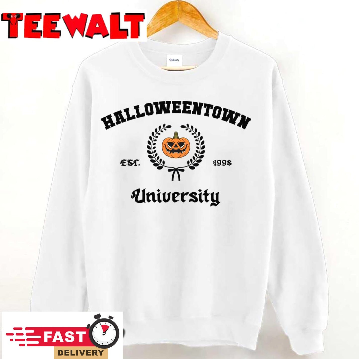 Fall Graphic Tees - Halloweentown University Long Sleeve T-Shirt