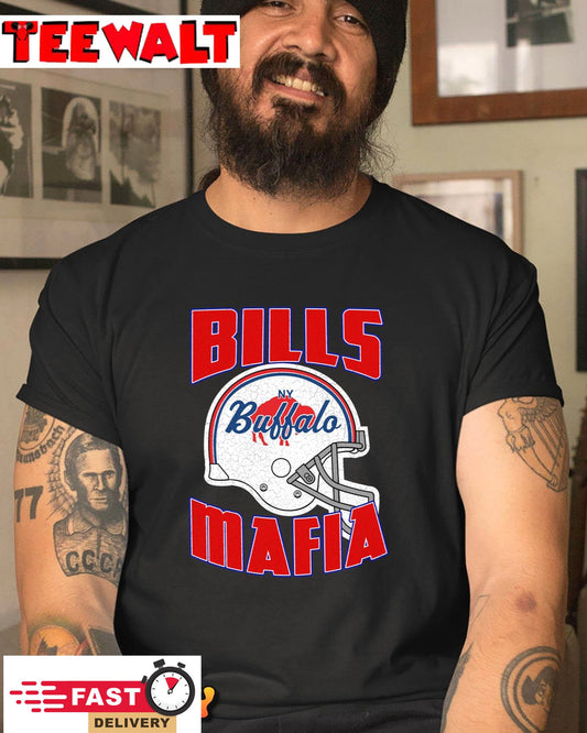 Buffalo Bills Mafia Logo Football T-shirt