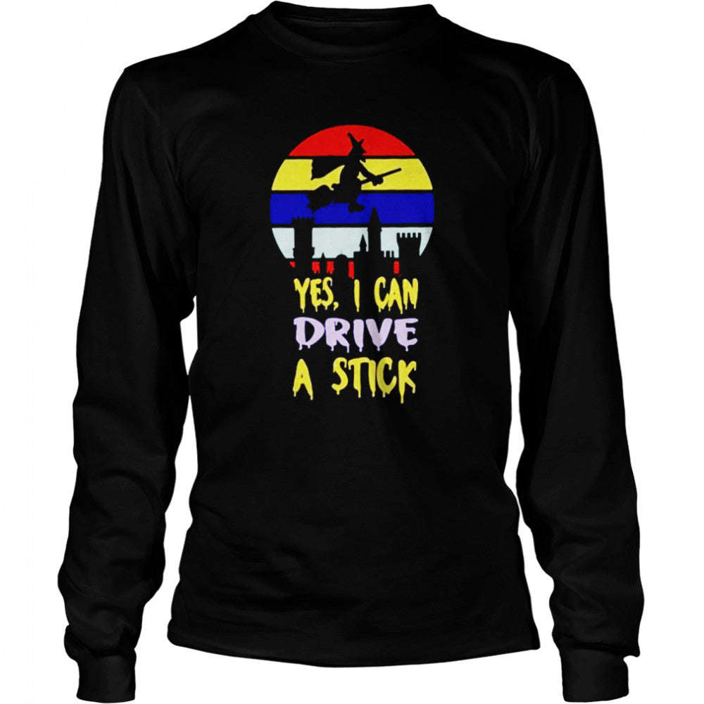 Yes i can drive a stick halloween T-shirts