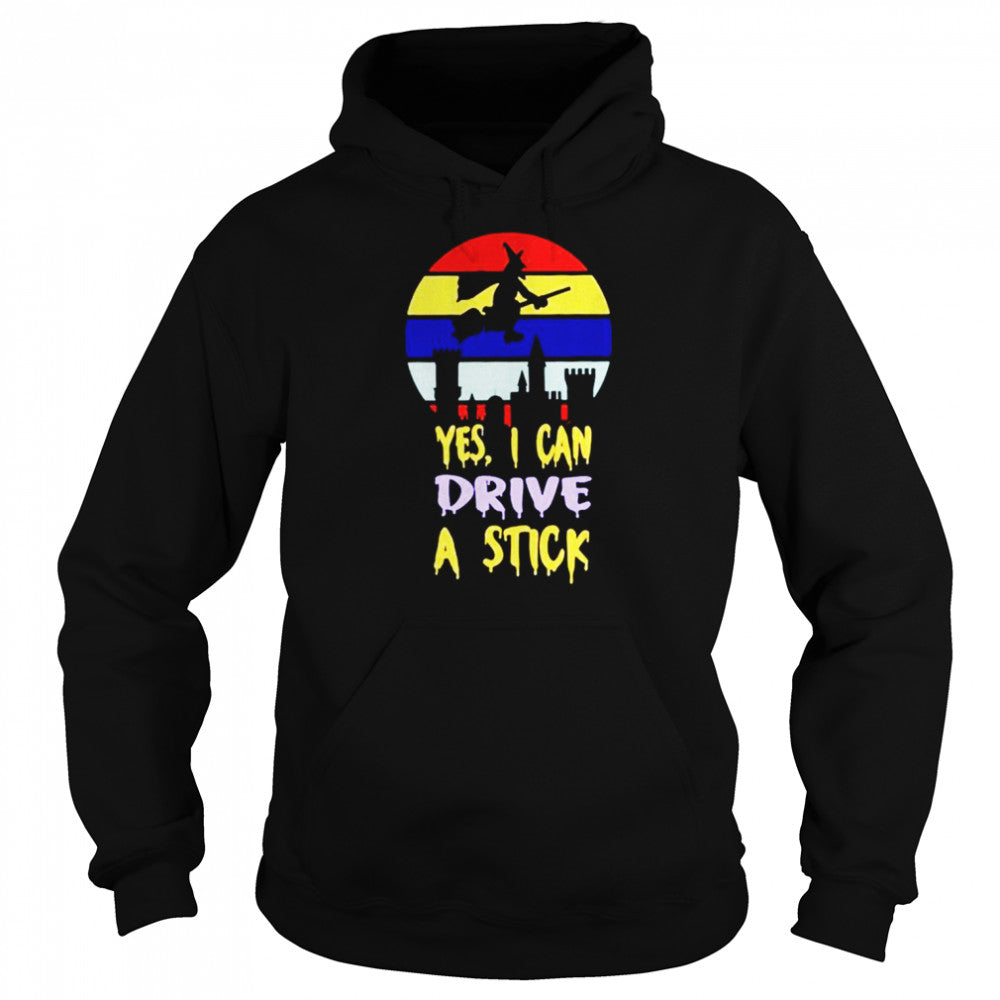 Yes i can drive a stick halloween T-shirts