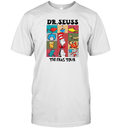 Dr Seuss The Eras Tour Characters T-Shirt