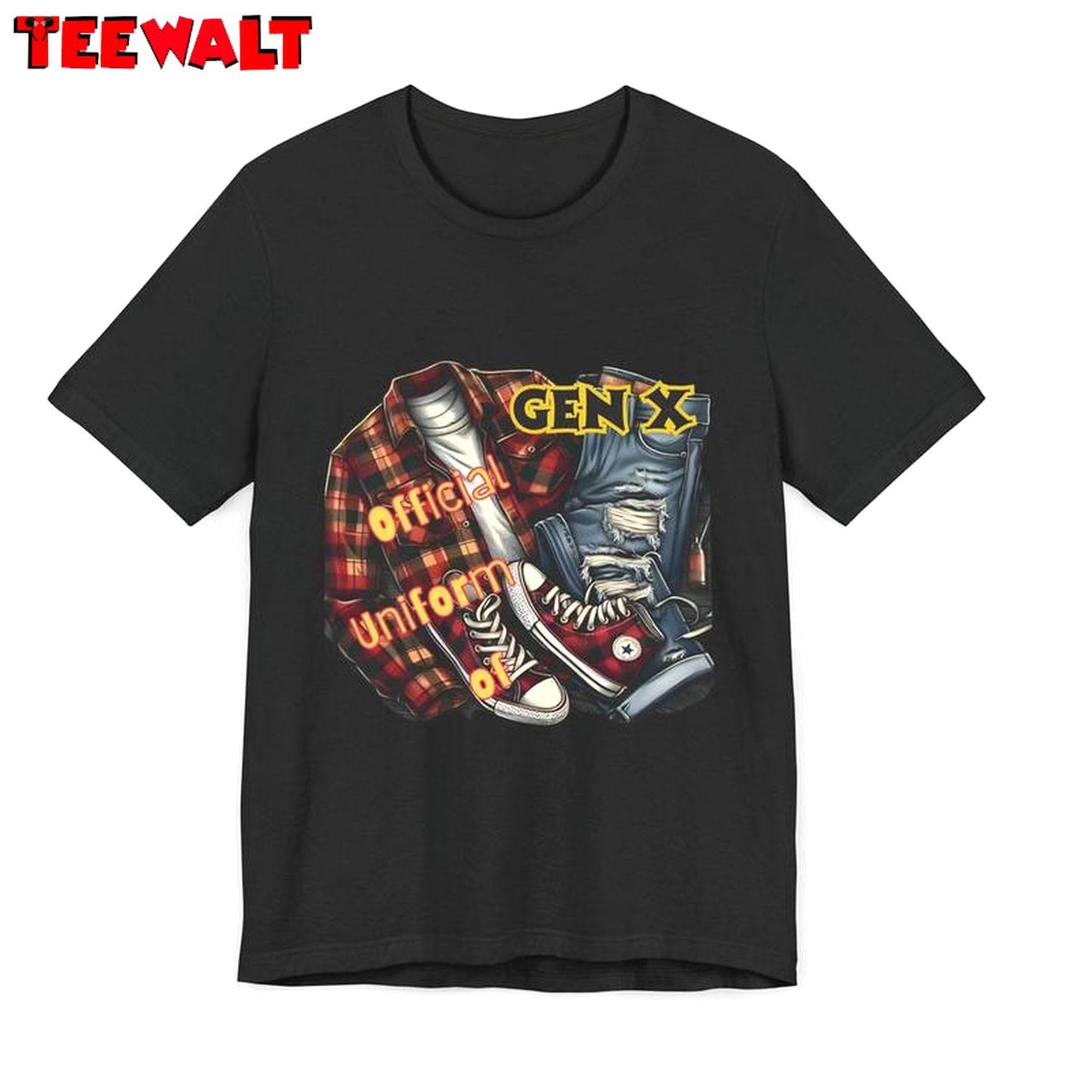 New Rare Gen X Shirt, Official Uniform Of Gen X Vintage Crewneck