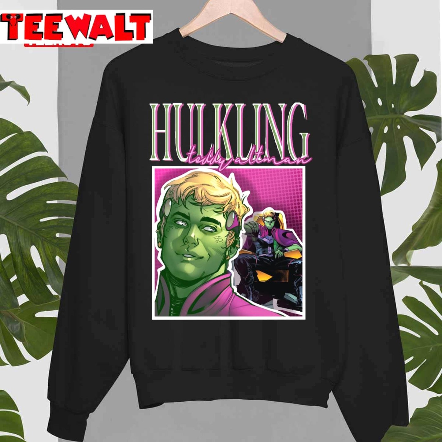 Hulkling Teddy Altman Comic 90s Homage Unisex Sweatshirt