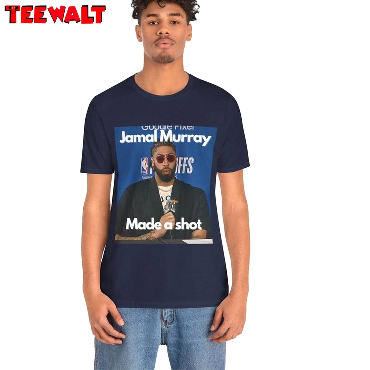 Jamal Murray Made A Shot Shirt, Trendy Crewneck Sweatshirt Hoodie