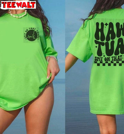 Funny Summer Unisex Hoodie, Trendy Trendyhawk Tuah Spit On That Hang