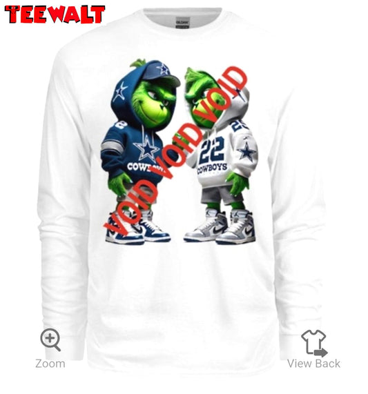 Dallas Cowboys Grinch Sweatshirt, T-shirt, Tee, Merch