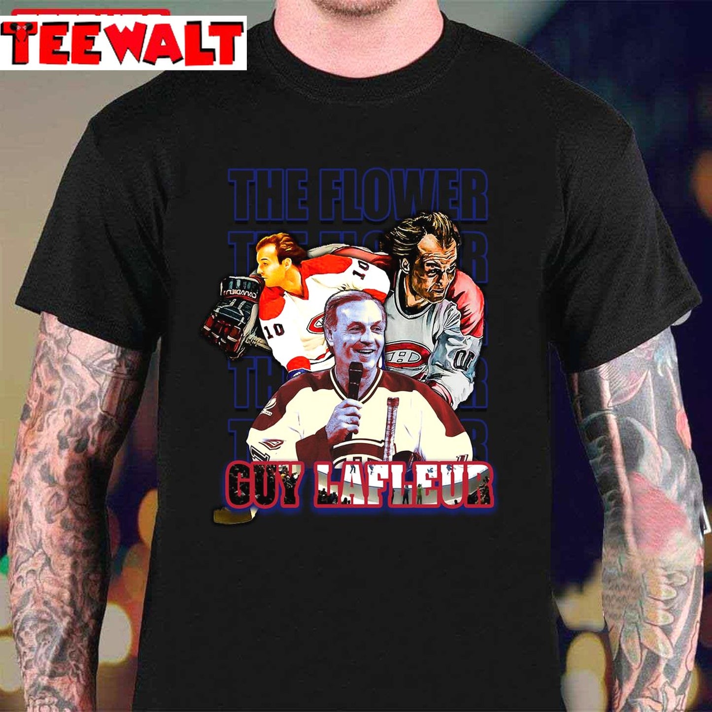 Guy Lafleur Canadian Player The Flower Unisex T-Shirt