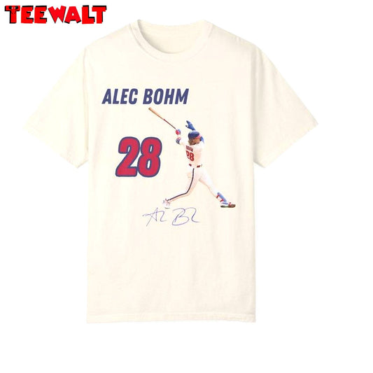 Alec Bohm New Rare Shirt, Limited Run Signature Unisex Hoodie