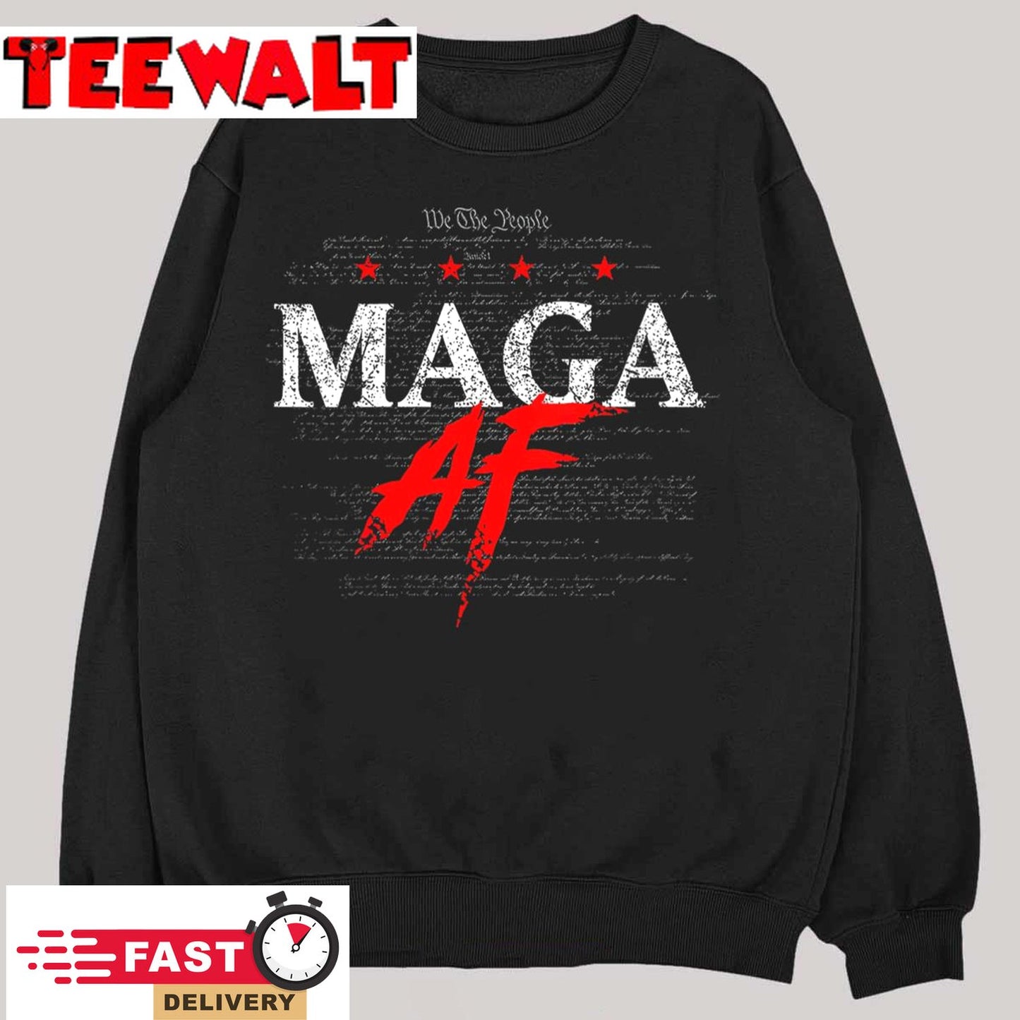 Womens We The People Maga AF T-Shirt