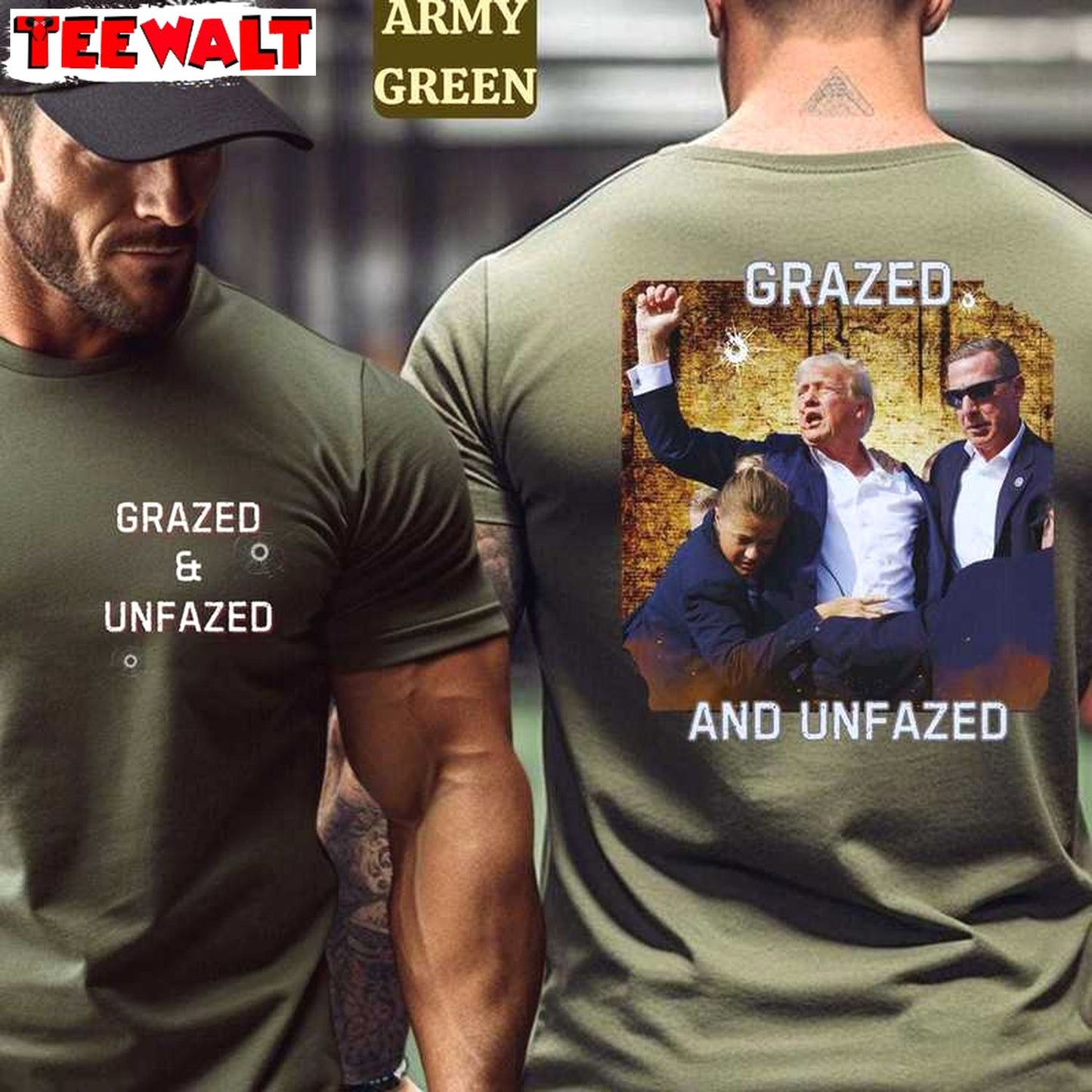 Retro Glazed And Unfazed Shirt, Political Creative