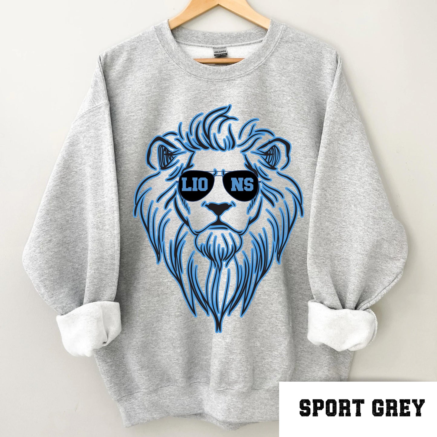 Detroit Lions Retro Football Sweatshirt - Jared Goff Fan Gift