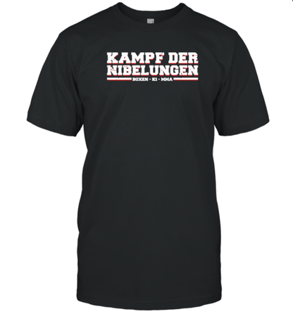 Nick Schwiderski Wearing Kampf Der Nibelungen T-Shirt