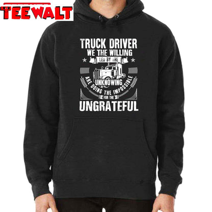 Fun Truck Driver Truck Driver Shirt Trucker Gift Truck Driver Wife Diesel Shirt Truck Driv Unisex T-Shirt