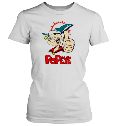 Nfl Miami Dolphins Popeye T-Shirt