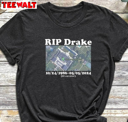 Trendy Rip Drake Kendrick Hoodie, Funny Kendrick Lamar Shirt Long Sleeve