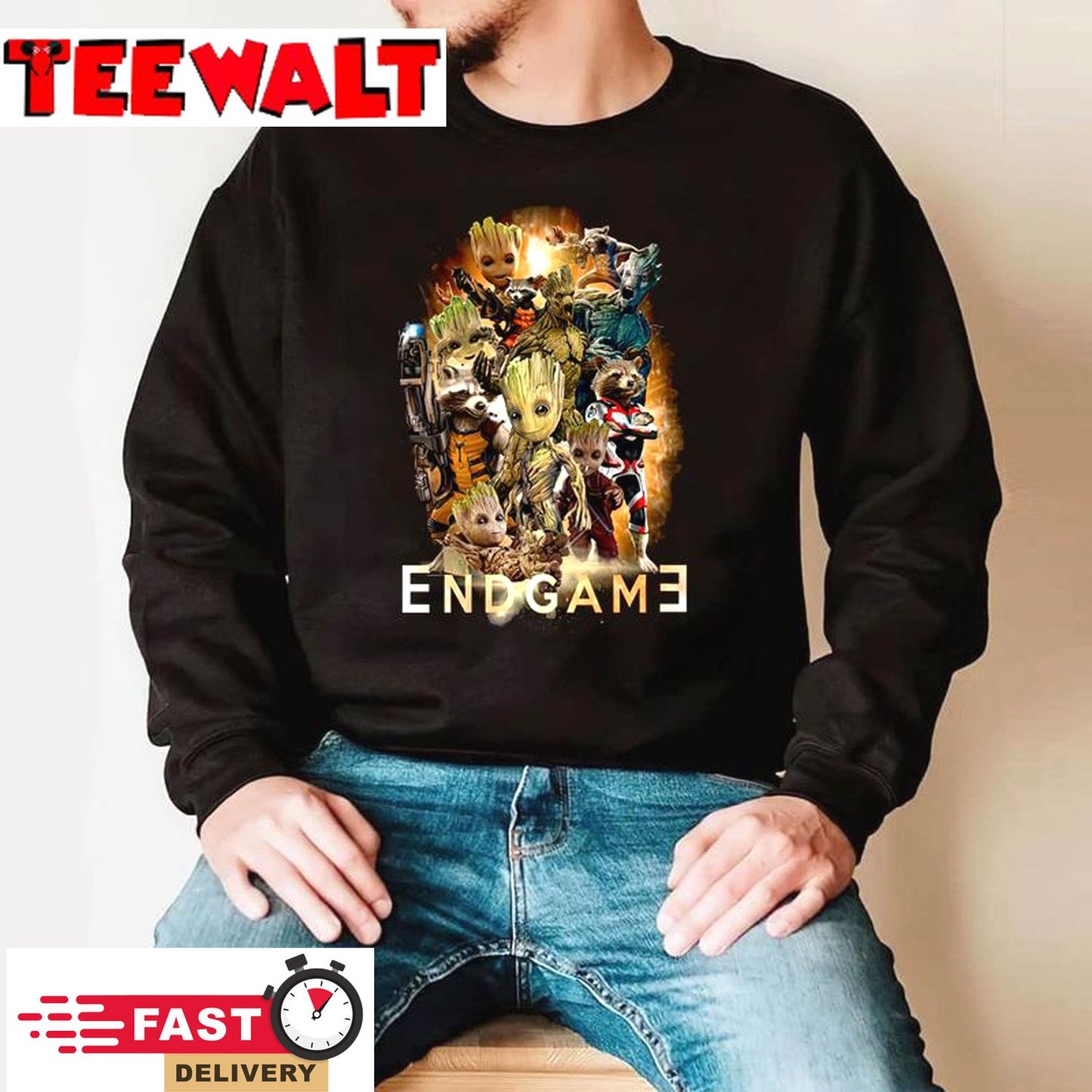 Groot Marvel Avengers Endgame TShirt Classic T-Shirt