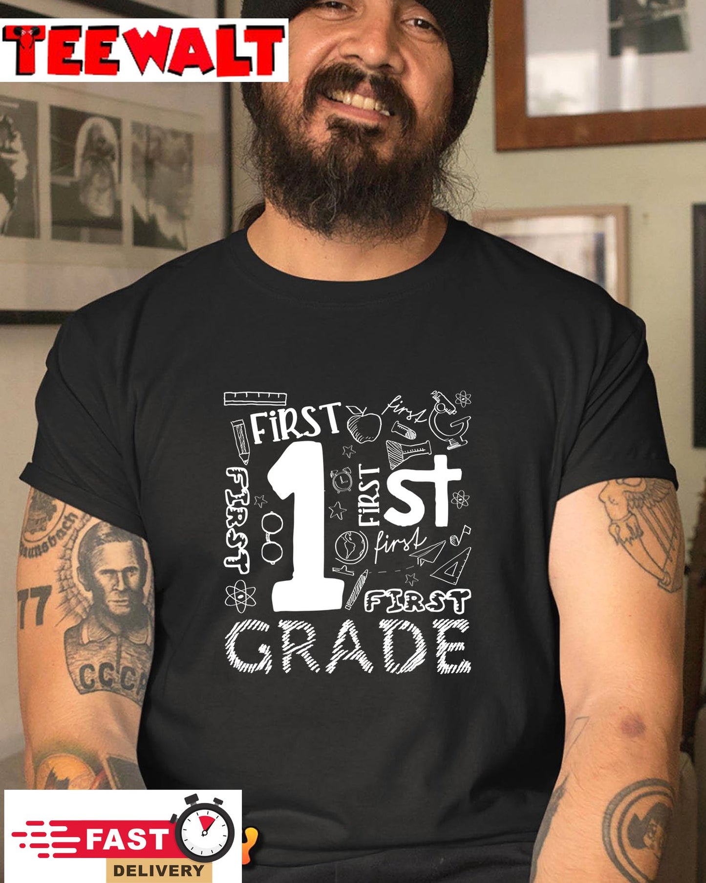 Hello 1st Day Of 1st Grade Teacher And Going To First Grade T-Shirt