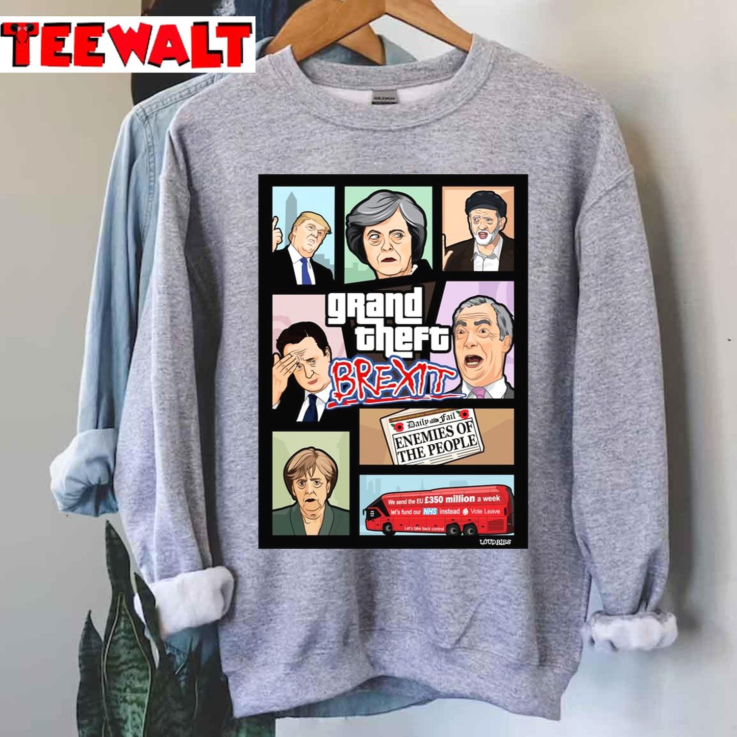 GTA Brexit Grand Theft Political Unisex T-Shirt