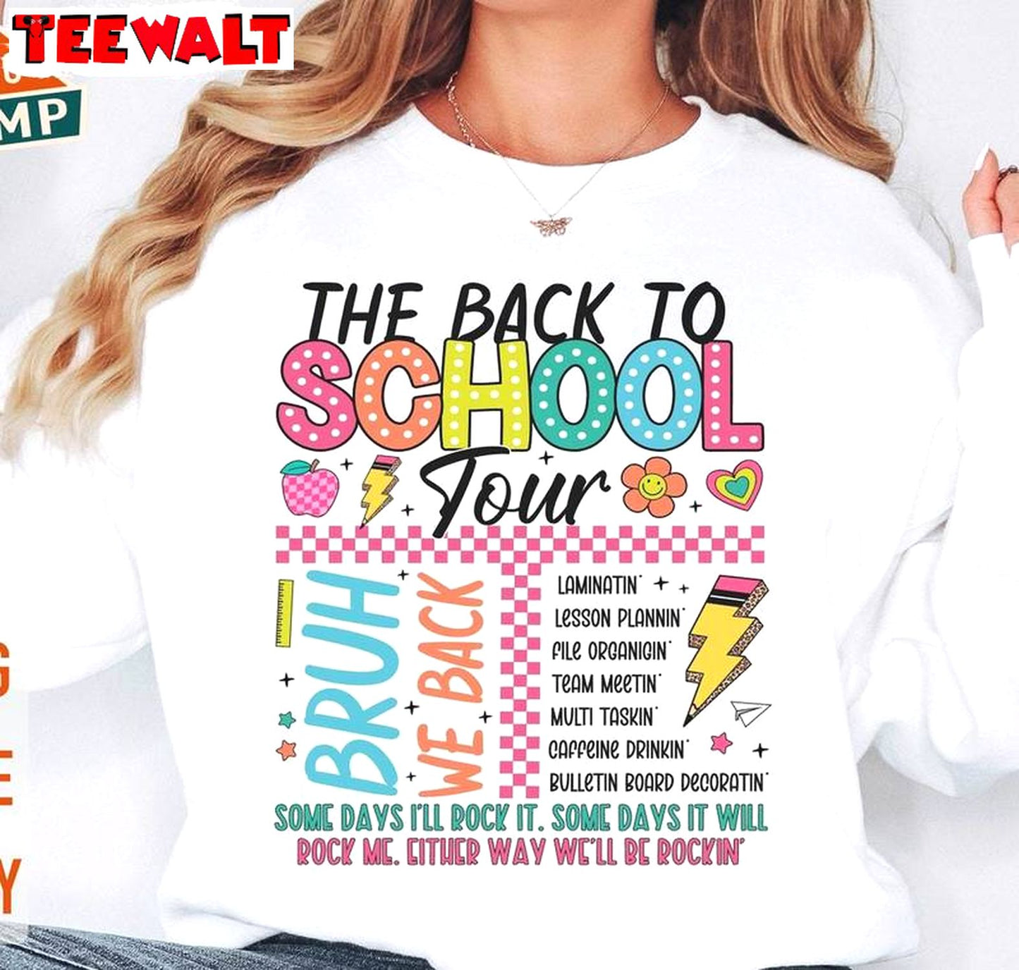 Cute Bruh We Back Sweatshirt , New Rare The Back To School Tour