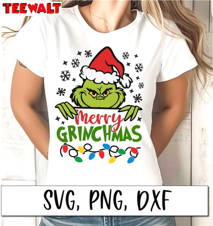 Merry Grinchmas T-Shirt, Christmas Holiday