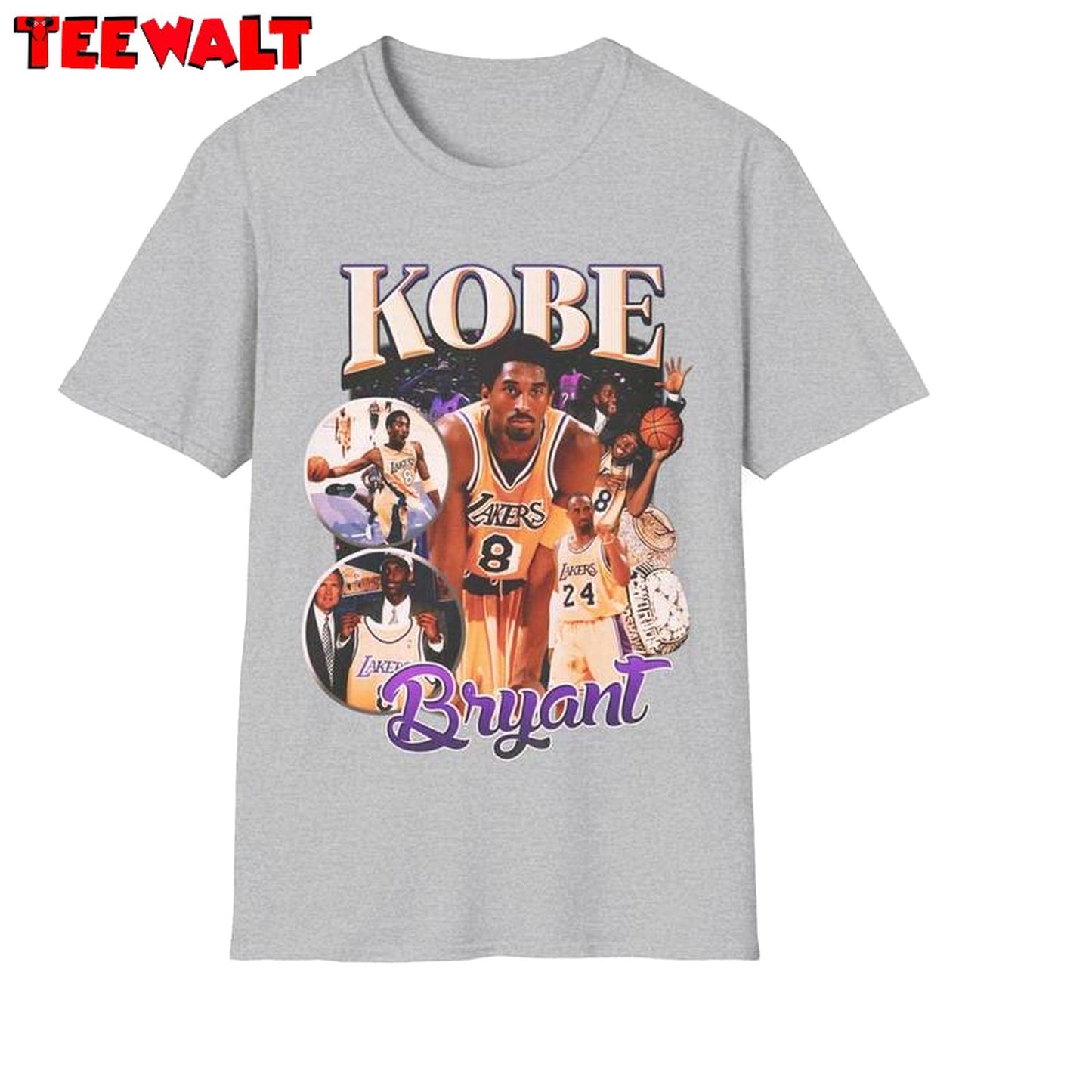 Limited Kobe Bryant Shirt, Cool Design Sports Fashion Crewneck Long Sleeve