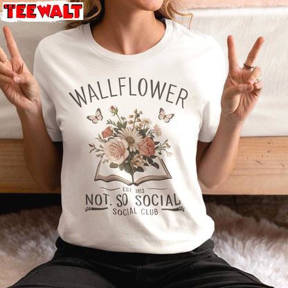 Wallflower Social Club Sweater, Trendy Penelope And Colin Bridgerton Shirt Tank Top