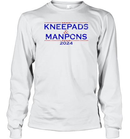 Original Kneepads And Manpons 2024 Kamala Harris T-Shirt