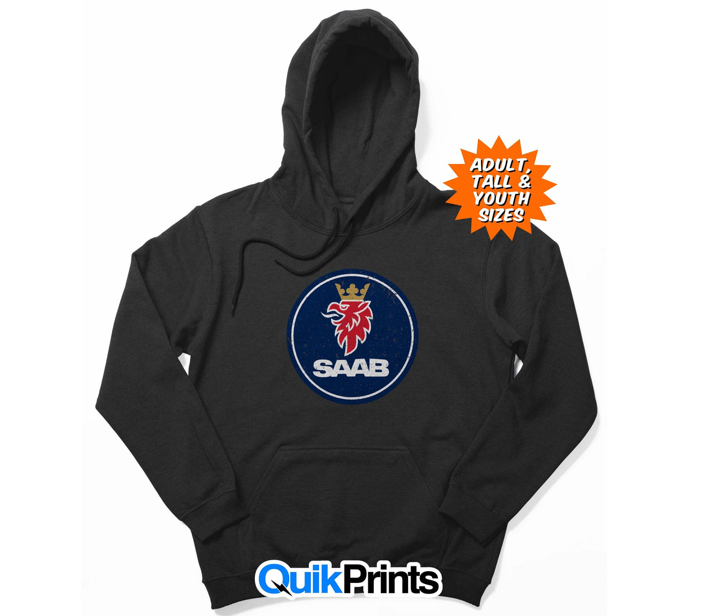 Saab Vintage Pullover Hoodie